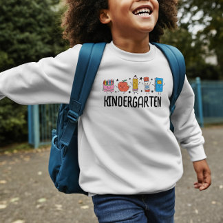 Vorschule Zurück zur Schule Süße Doodle  T-Shirt