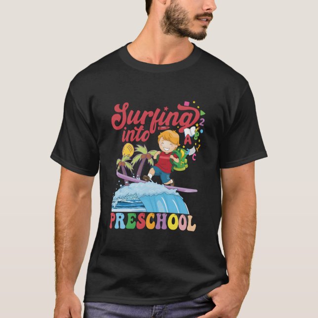 Vorschule Zurück zur Schule T-Shirt (Vorderseite)