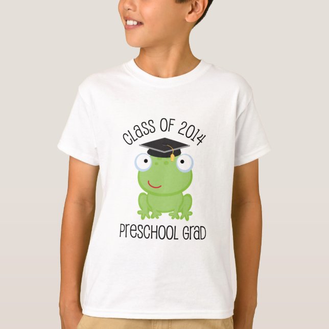 Vorschulklasse von Abschluss 2014 (Frosch) T-Shirt (Vorderseite)