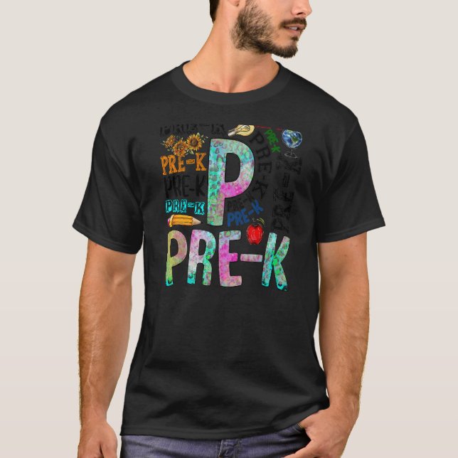 Vorschullehrer an der Schule T-Shirt (Vorderseite)