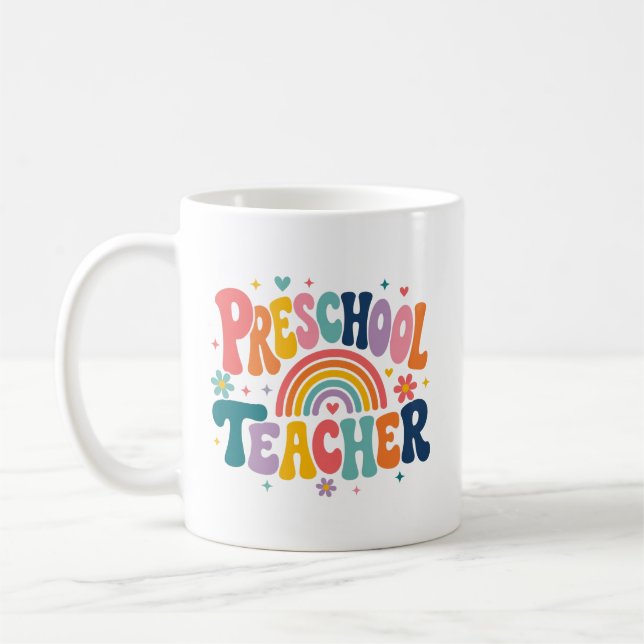 Vorschullehrer-Dankeschön-Geschenk Kaffeetasse (Links)