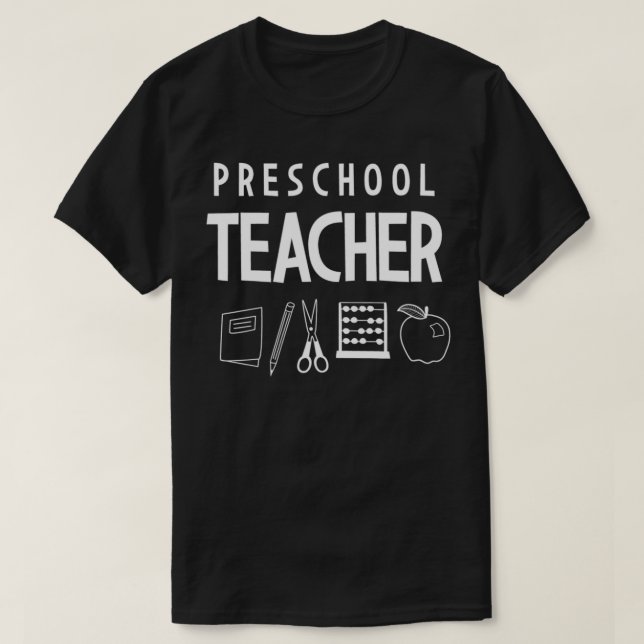 Vorschullehrer Lehrer Lehrer T-Shirt (Design vorne)