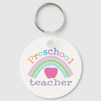 Vorschullehrer Rainbow Schlüsselanhänger