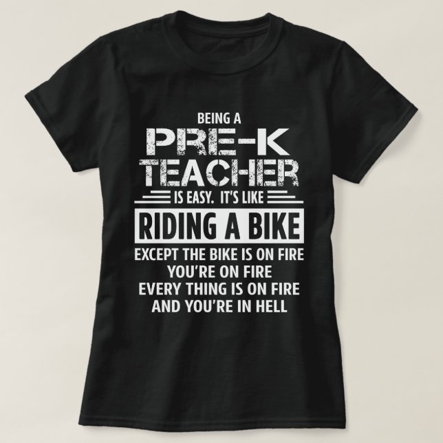 Vorschullehrer T-Shirt (Design vorne)