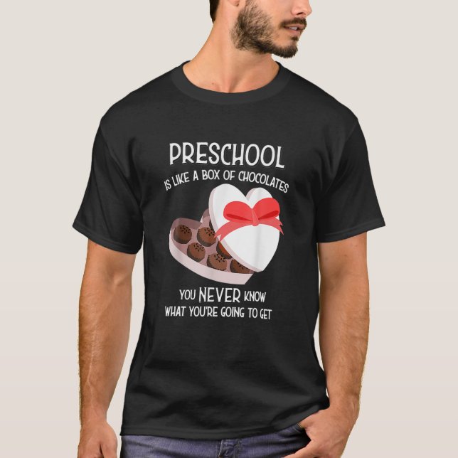 Vorschullehrer Valentine S Day Kids T-Shirt (Vorderseite)