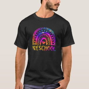 Vorschullehrer zurück zur Gefärbte Krawatte "Leopa T-Shirt
