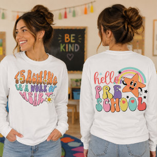 Vorschullehrer Zurück zur Schule T-Shirt
