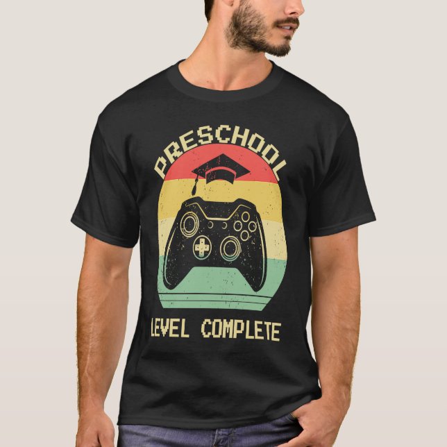 Vorschulstufe Abschluss Retro Pre-K Abschluss VI T-Shirt (Vorderseite)