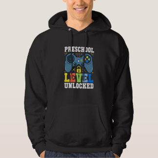 Vorschulstufe freigeschalteter Gamer erster Schult Hoodie