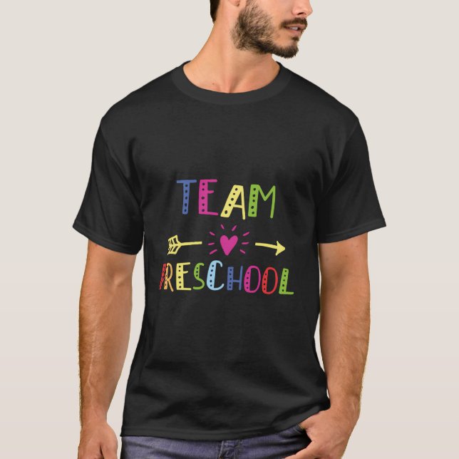 Vorschulteam Letzter Schullehrertag T-Shirt (Vorderseite)