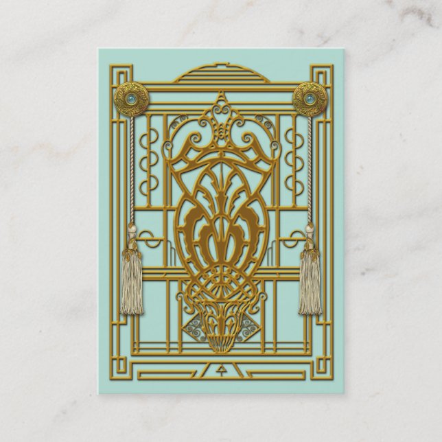 VORSEHUNG: HOLLYWOOD-REGENTSCHAFT VISITENKARTE (Vorderseite)