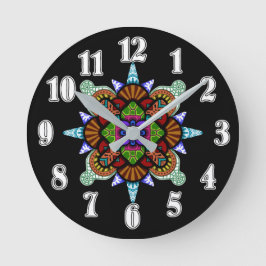 Vorshadowing Runde Wanduhr