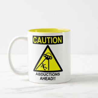 Vorsicht-Abduktionen voran!! Zweifarbige Tasse