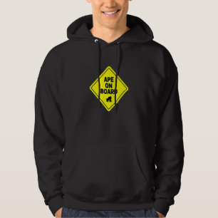 Vorsicht Affe an Bord investiert Hoodie