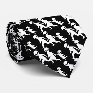 Vorsicht Alien Immigration Funny Border Sign Parod Krawatte