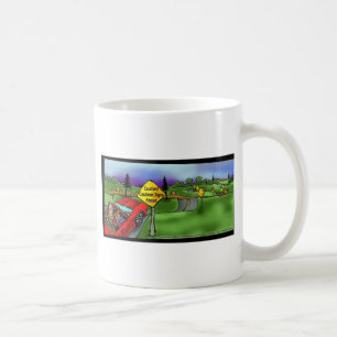 Vorsicht Anzeichen Funny Gifts T-Shirts & Sammlers Tasse