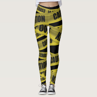 Vorsicht-Band Leggings