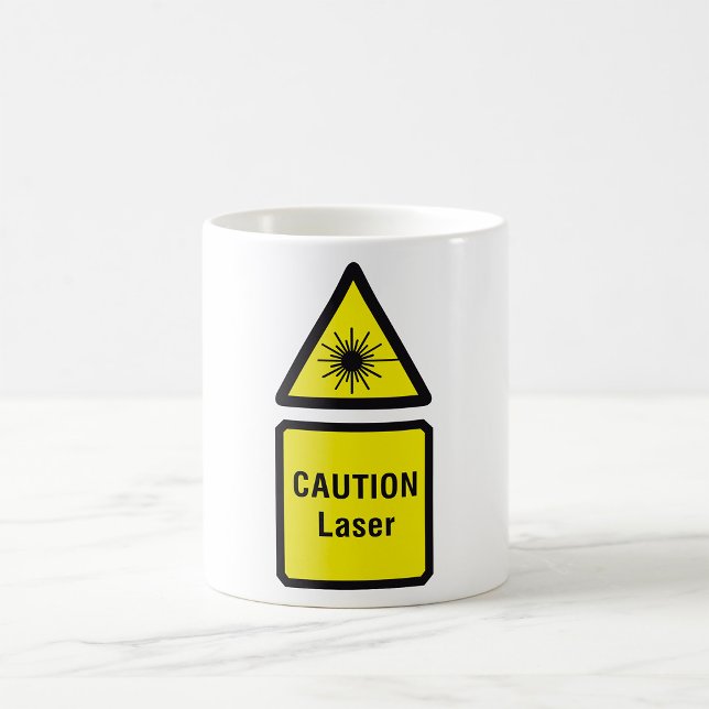 Vorsicht bei Laser-Signatur-Tasse Kaffeetasse (Von Creator hochgeladen)