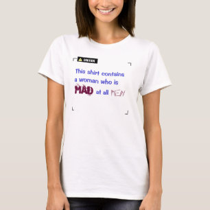 Vorsicht bei Männern T-Shirt