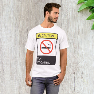 Vorsicht bei Rauchverbot T-Shirt