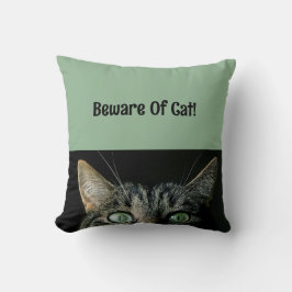 Vorsicht beim Katzenklatschen Kissen
