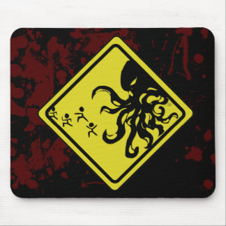 Vorsicht Cthulhu Mausunterlage Mousepad