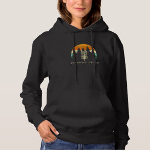 Vorsicht Disk Golf ist Spaß Golfer Redewendungen D Hoodie