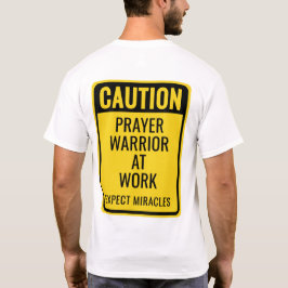 VORSICHT Gebetskrieger Wunder Lustig Christlich T-Shirt