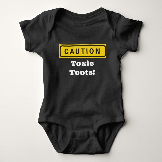 Vorsicht giftige Toots! Baby One-Piece Strampler (Vorderseite)