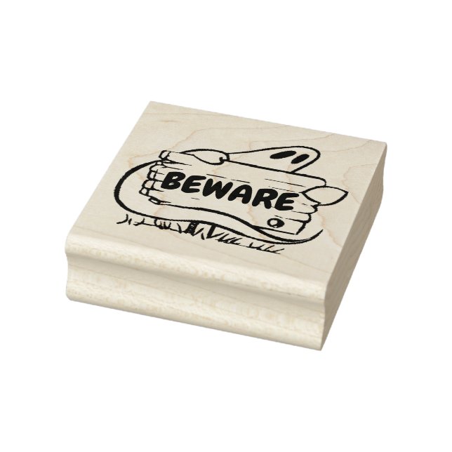 Vorsicht Gummistempel (Stempel)