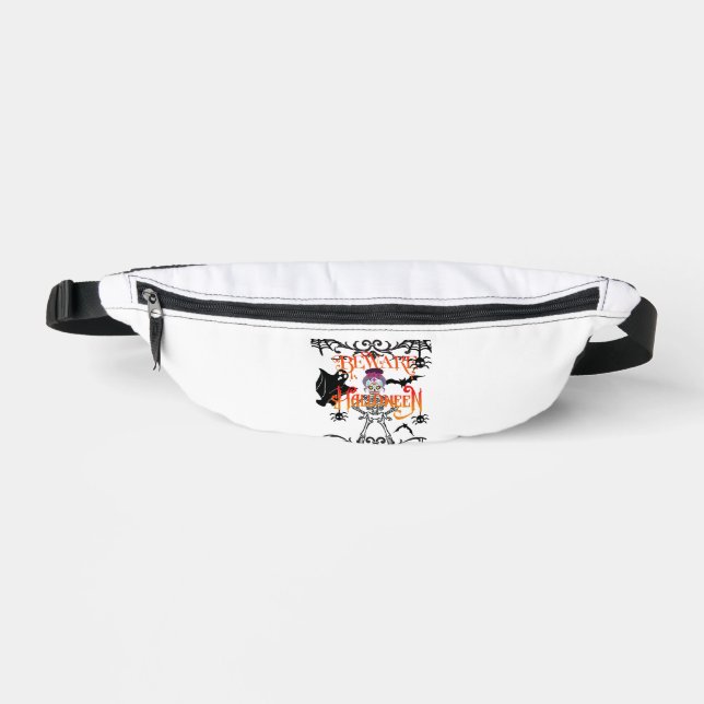 Vorsicht Halloween Bauchtasche (Vorderseite)