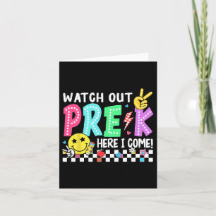 Vorsicht, hier komme ich in die Vorklasse Für Mädc Karte