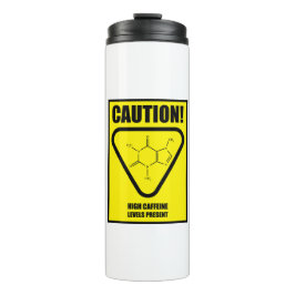 Vorsicht! Hoher Koffeingehalt Thermosbecher