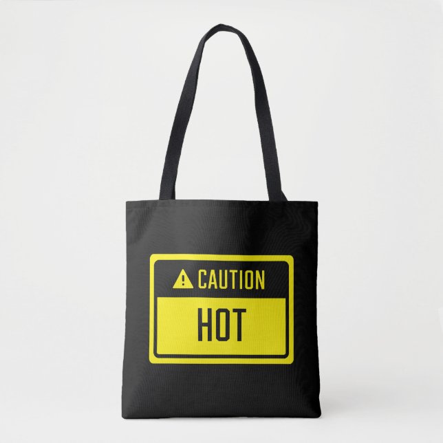 Vorsicht Hot Sign (Vorderseite)