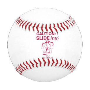 Vorsicht: Ich rutsche wie auf das Homeplate. Baseball