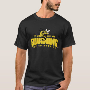 Vorsicht Imker Bienenweisser Natur T-Shirt