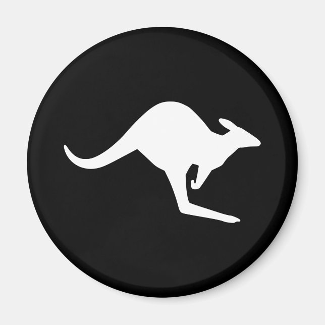 Vorsicht Kangaroo Magnet (Vorne)