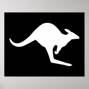 Vorsicht Kangaroo Poster