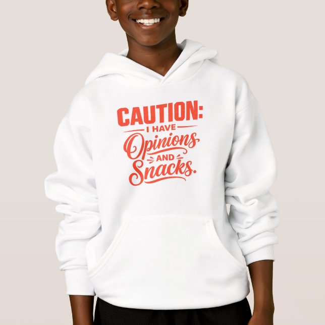 Vorsicht Kinder Kapuzenpullover  Hoodie (Vorderseite)