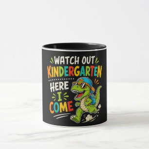Vorsicht Kindergarten Ich Komme Dino Tasse