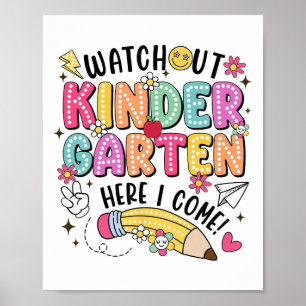 Vorsicht Kindergarten Ich Komme Erster Tag Ck To Poster
