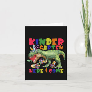 Vorsicht Kindergarten ich komme Karte