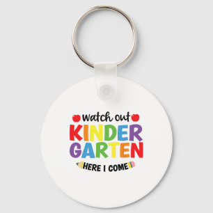 Vorsicht Kindergarten Ich Komme Kinder Zurück Zu Schlüsselanhänger