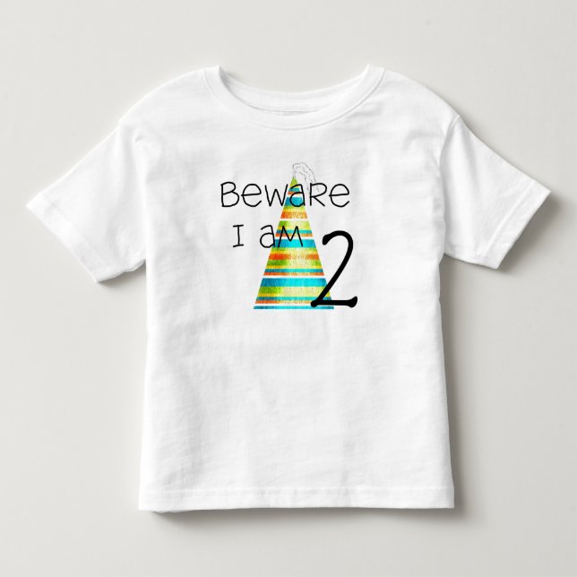 Vorsicht Kleinkind T-shirt (Vorderseite)