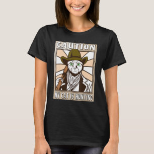 Vorsicht, meine Katze jagt Whimsikkatzen C T-Shirt