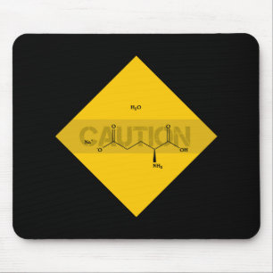 Vorsicht: Monoatriumglutamat Mousepad