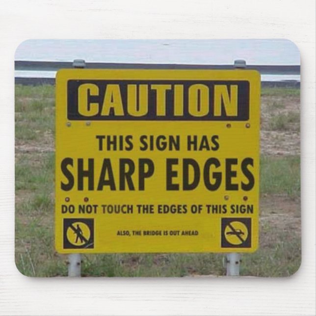 VORSICHT MOUSEPAD (Vorne)