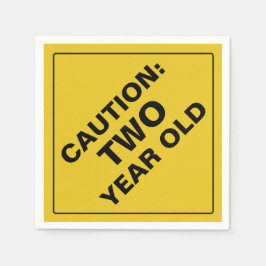 VORSICHT: Papier Napkins Serviette