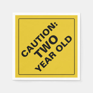 VORSICHT: Papierservietten