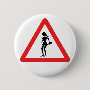 Vorsicht-Prostituiertes (Attenzione Button